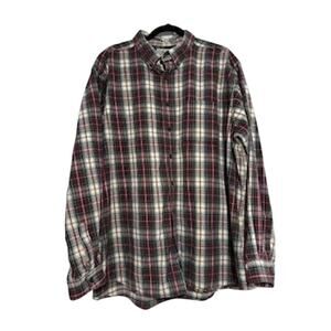 L.L. Bean Men's sz XXL 100% Cotton Plaid Flannel